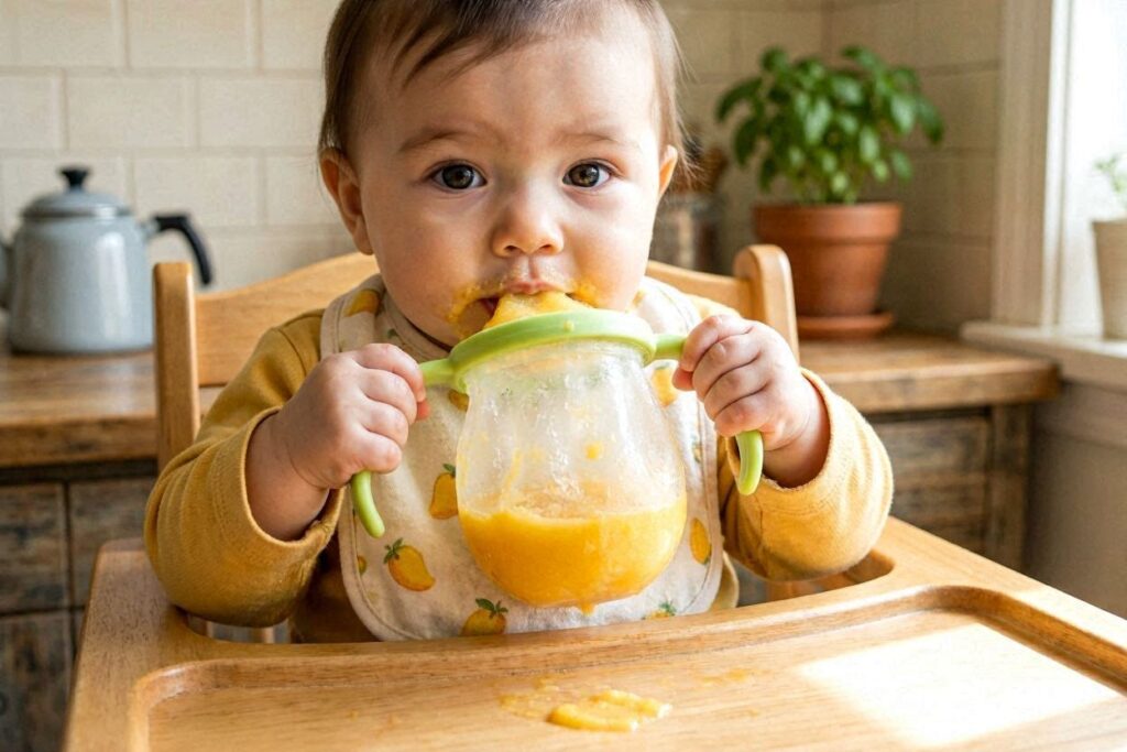 edible sensory play indoor activity for babies and toddlers
