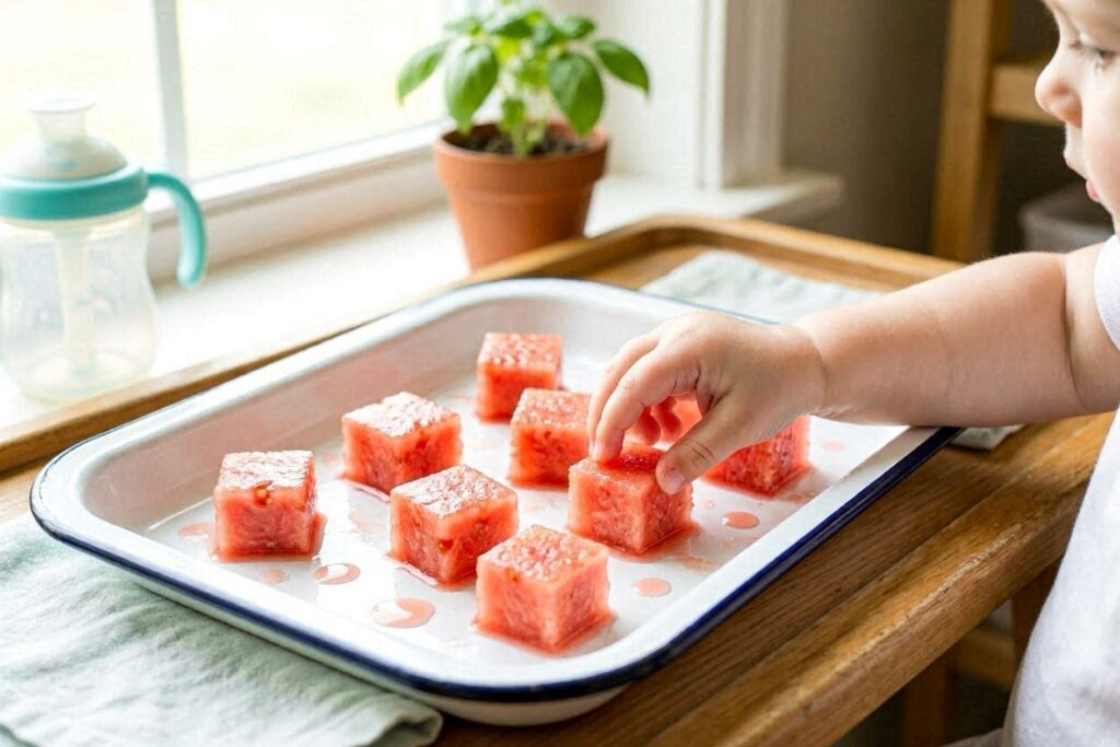 sensory play indoor activity for babies 6 to 12 months