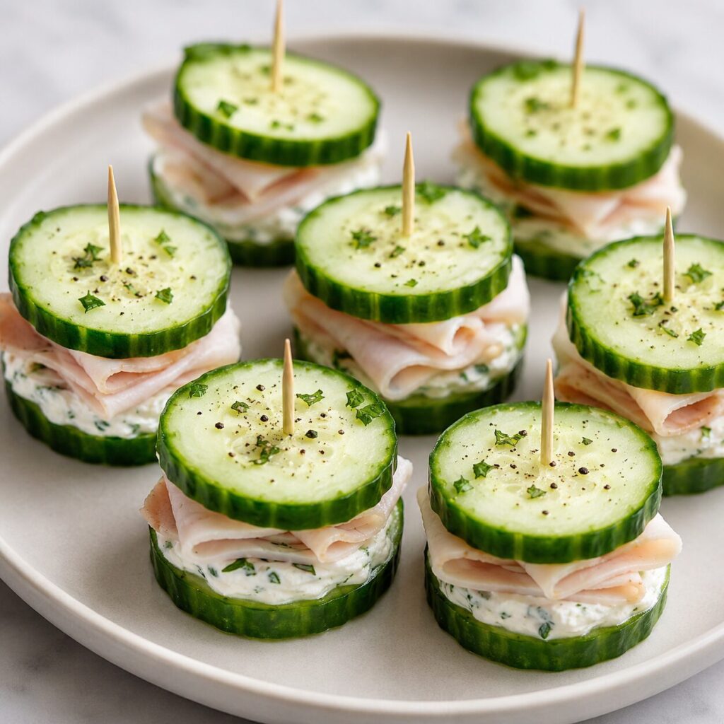 cucumber sandwich bites savory no-bake snack for kids