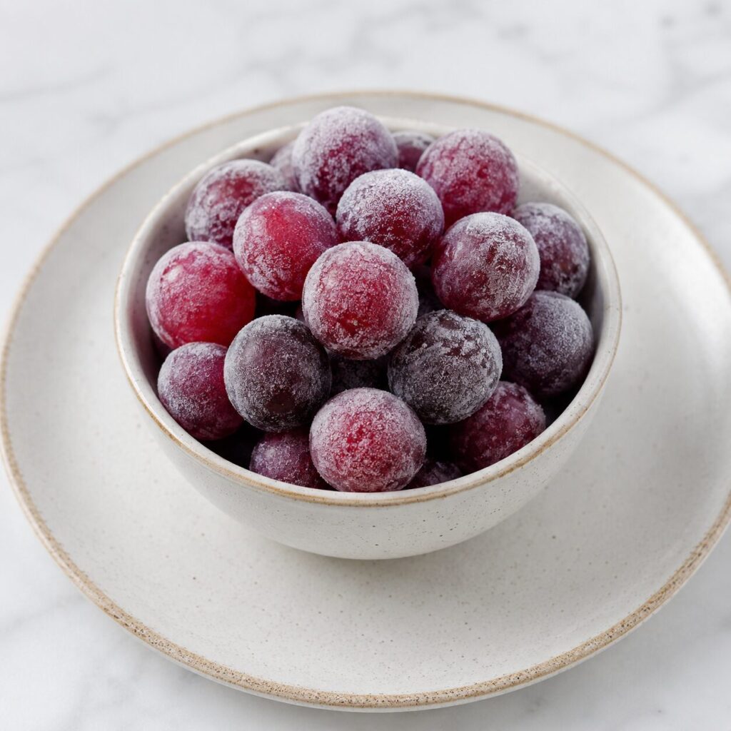 frozen grapes easy no-bake snack for kids