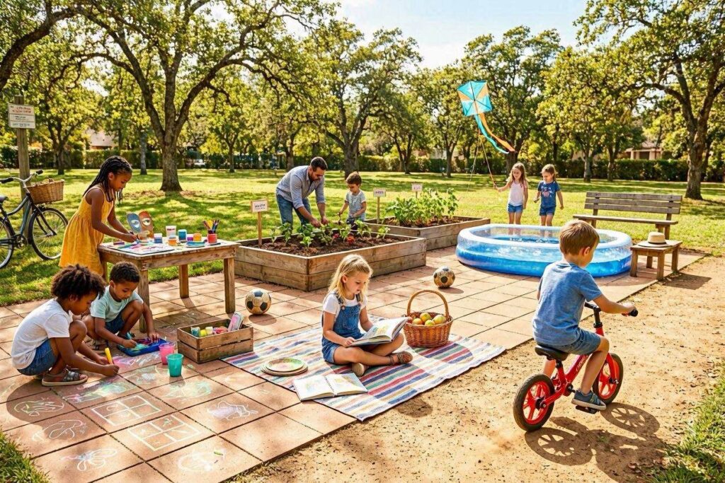Screen-free summer activities for kids to reduce device time naturally
