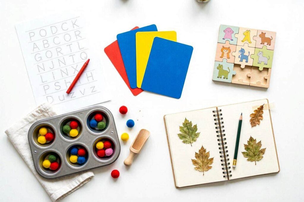 Summer activities for kids at home organized by time of day for busy moms